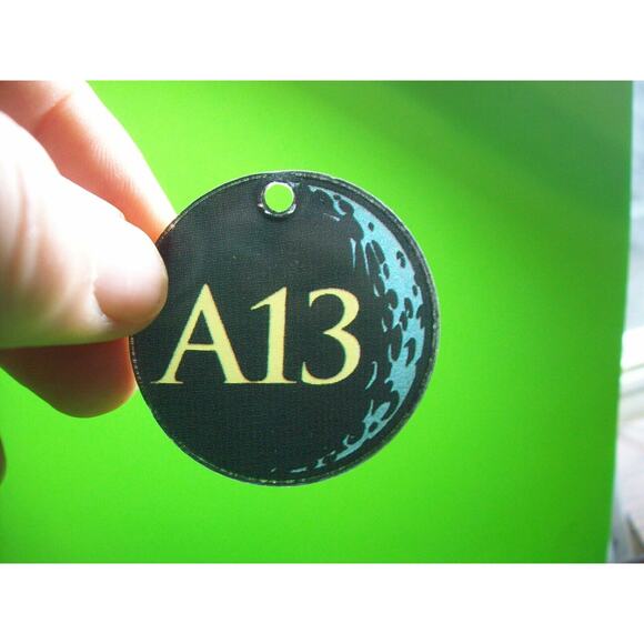 Apollo 13 Pinball Machine Plastic Key Chain 1995 Game Original Promo A13 - Picture 2 of 4